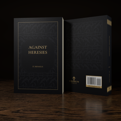 Against Heresies — paperback mockup, front and back covers