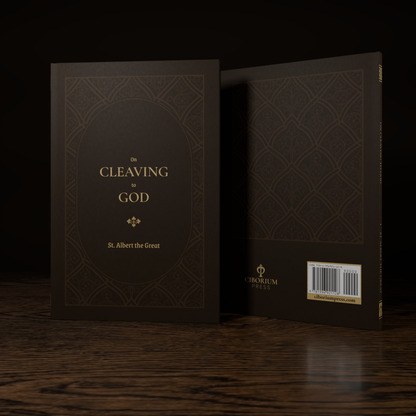 On Cleaving to God — hardcover mockup, front and back covers